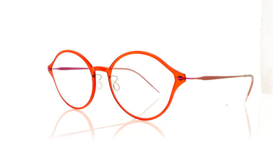Lindberg n.o.w 6558 C12 T803 P75 Red Purple Glasses - Angle