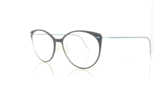 Lindberg n.o.w 6564 D18 T804 P25 Blue Glasses - Angle