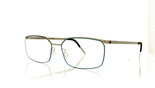 Lindberg Strip 7422 P10 GR86 Silver Glasses - Angle