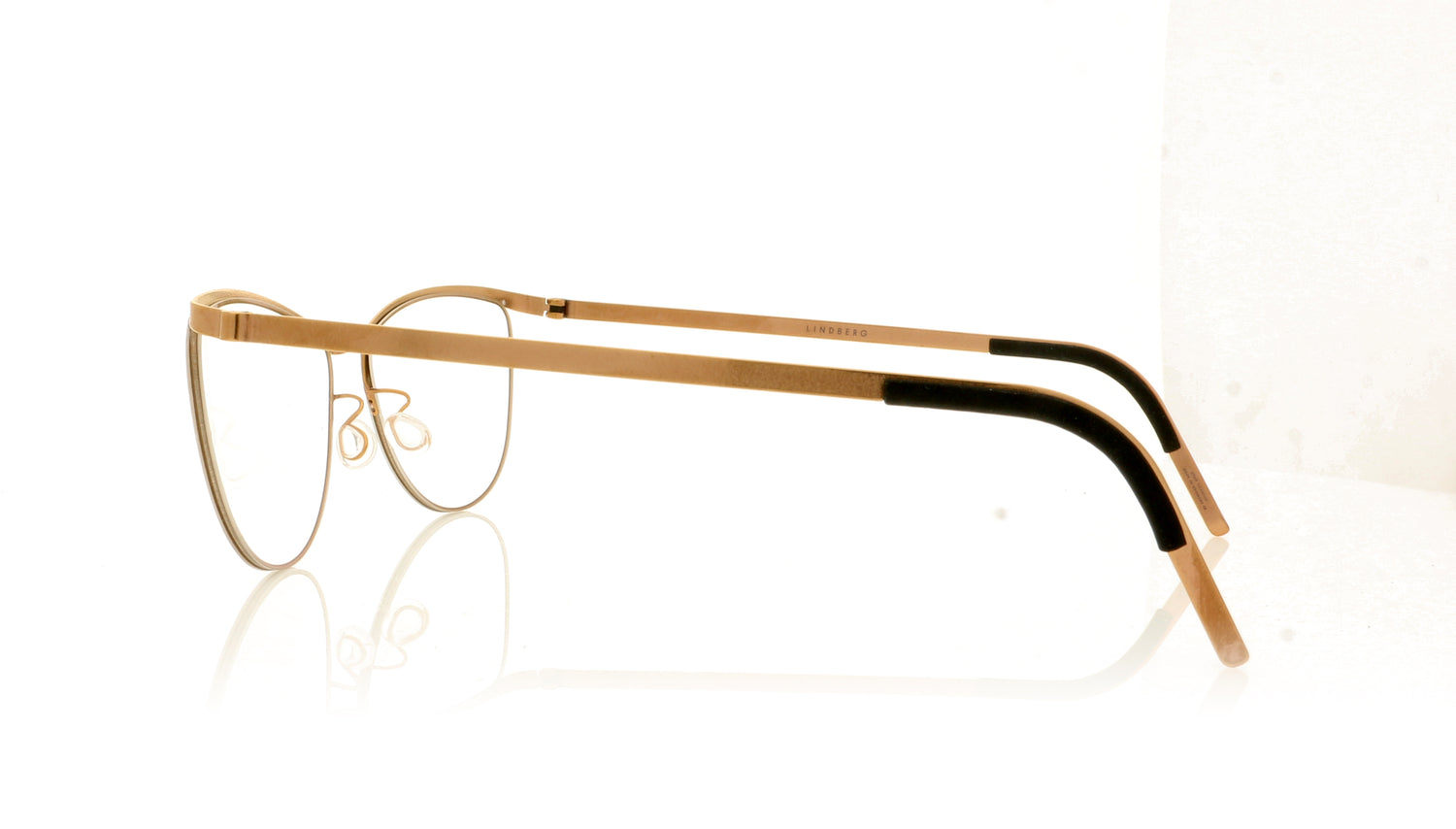 Lindberg Strip 7424 PU15 Bronze Glasses - Side