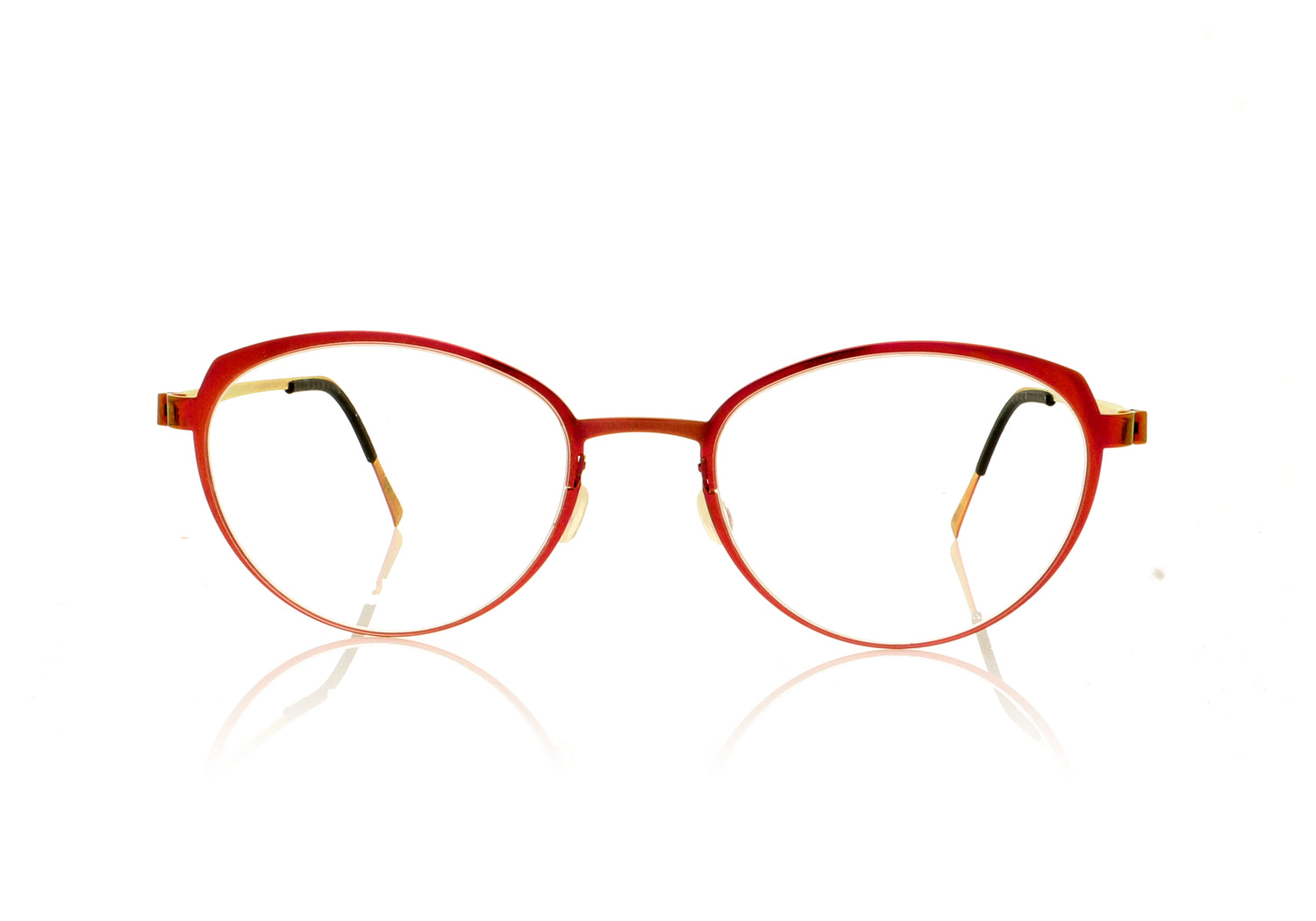 Lindberg Strip 9589 P70 Shiny Pink Glasses - Front