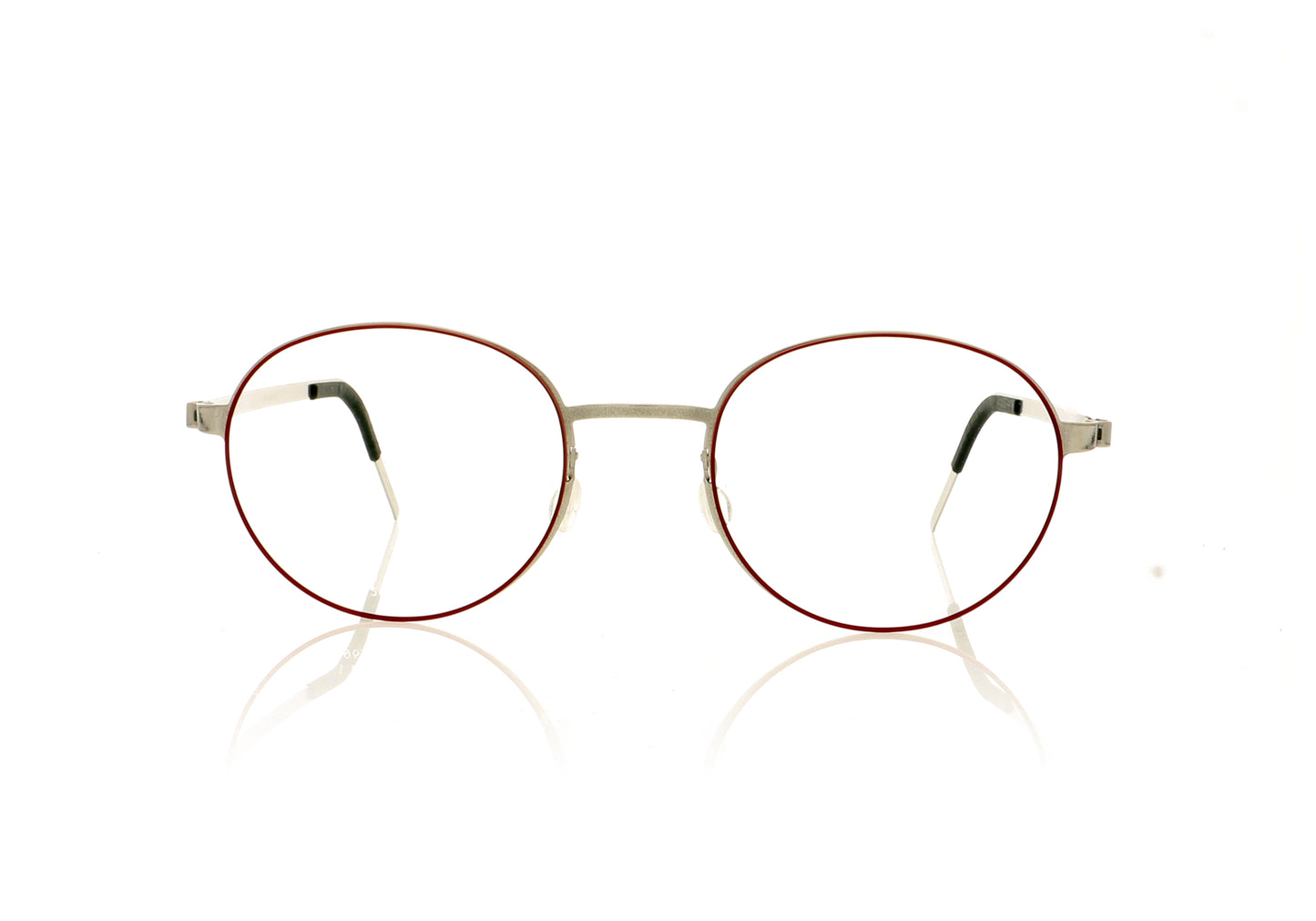 Lindberg Strip 9615 P10 GR92 Silver Glasses - Front