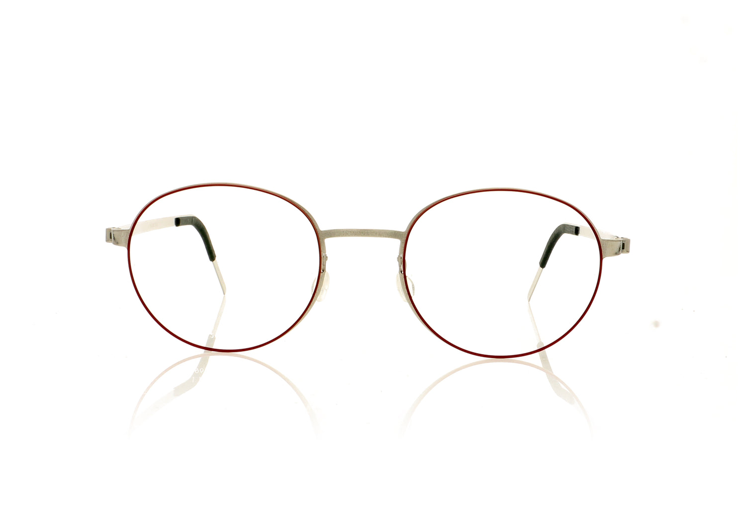 Lindberg Strip 9615 P10 GR92 Silver Glasses - Front