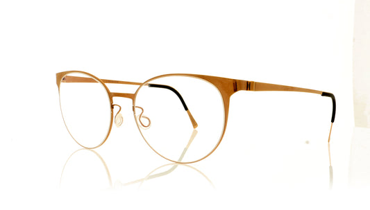 Lindberg Strip 9620 PU15 Rose Gold Glasses - Angle