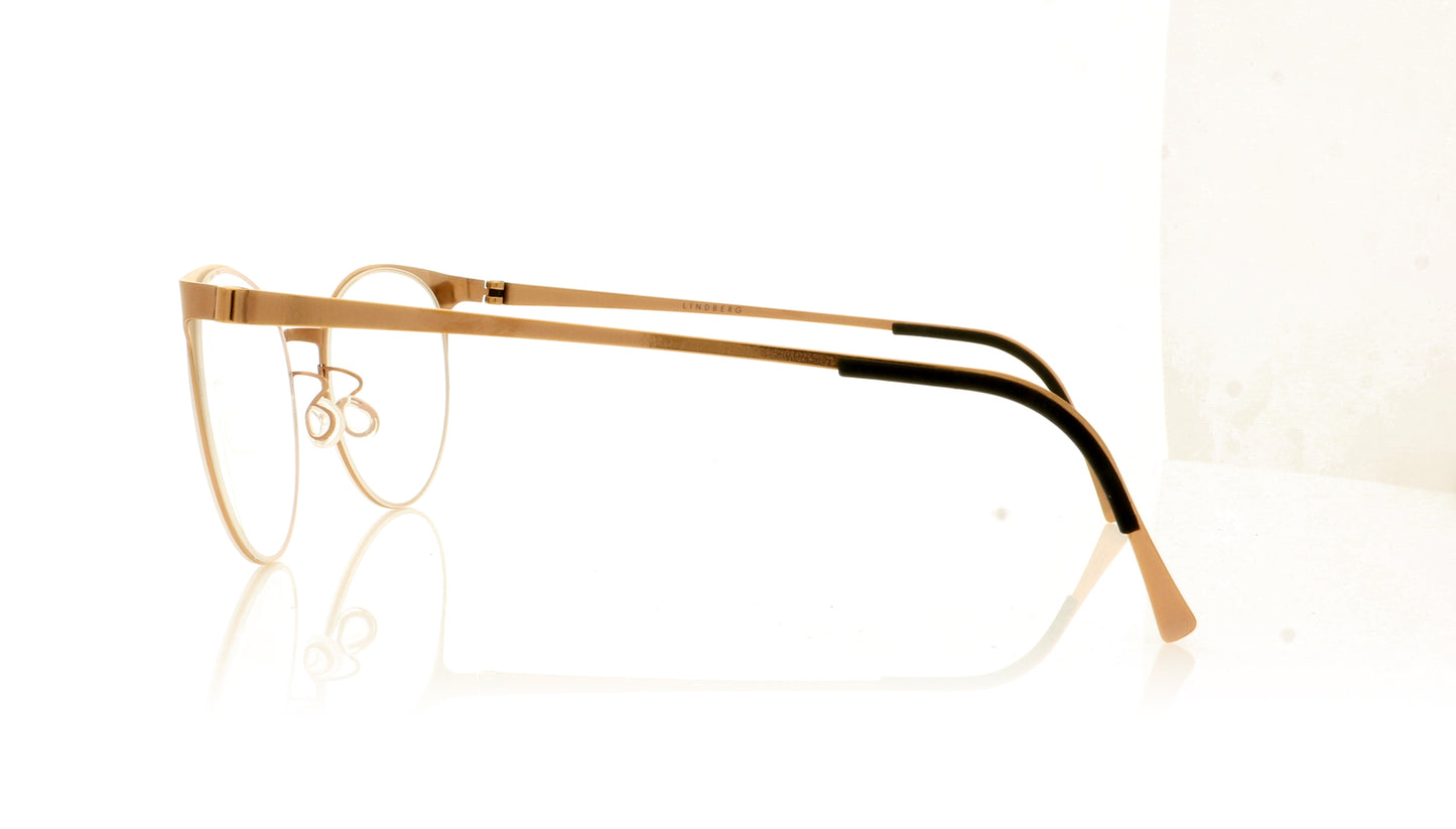 Lindberg Strip 9620 PU15 Rose Gold Glasses - Side