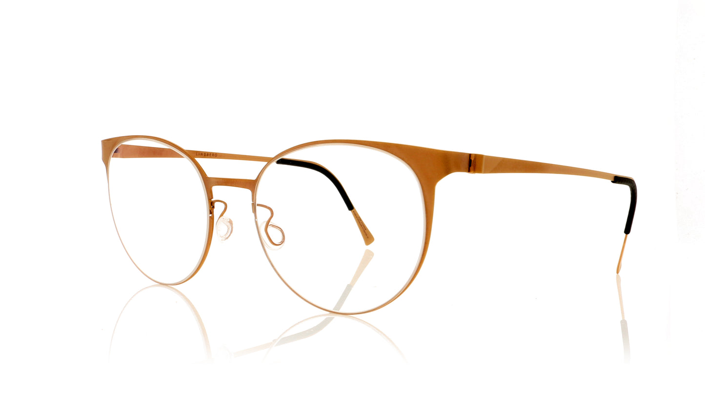 Lindberg 9620 U15 Rose Gold Glasses - Angle