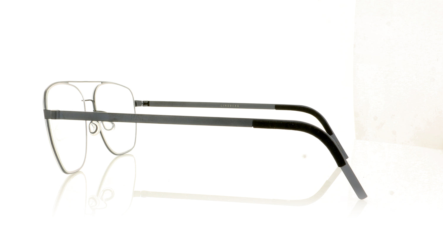 Lindberg Strip 9622 U16 T415 Silver Glasses - Side