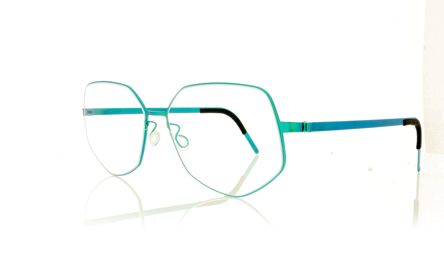 Lindberg Strip 9625 P90 Green Glasses - Angle