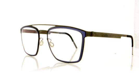Lindberg Strip 9724 K199/U39 Blue Glasses - Angle