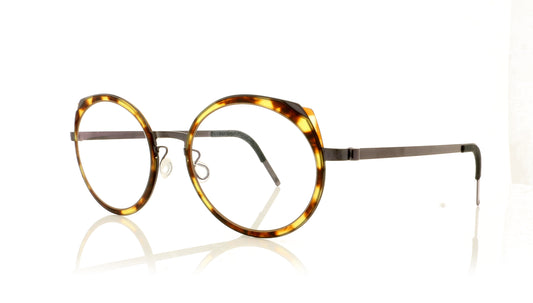 Lindberg Strip 9747 PU14 K177 GR69 Tortoise Glasses - Angle