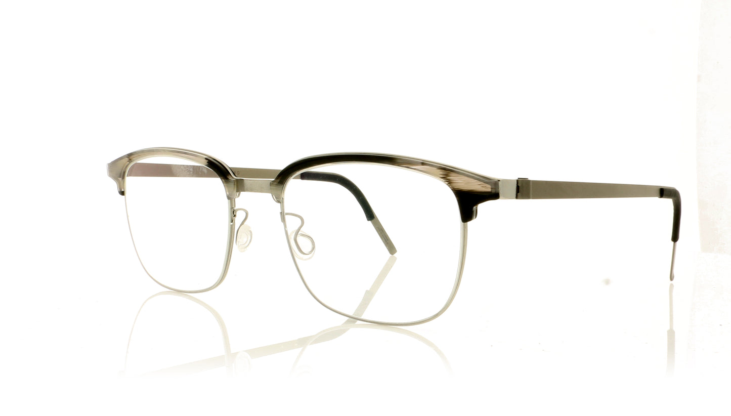 Lindberg Strip 9835 K200 P10 Silver Glasses - Angle