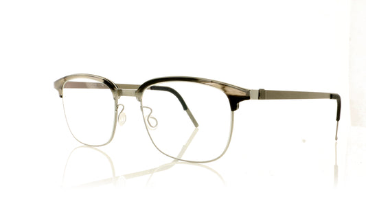 Lindberg Strip 9835 K200 P10 Silver Glasses - Angle
