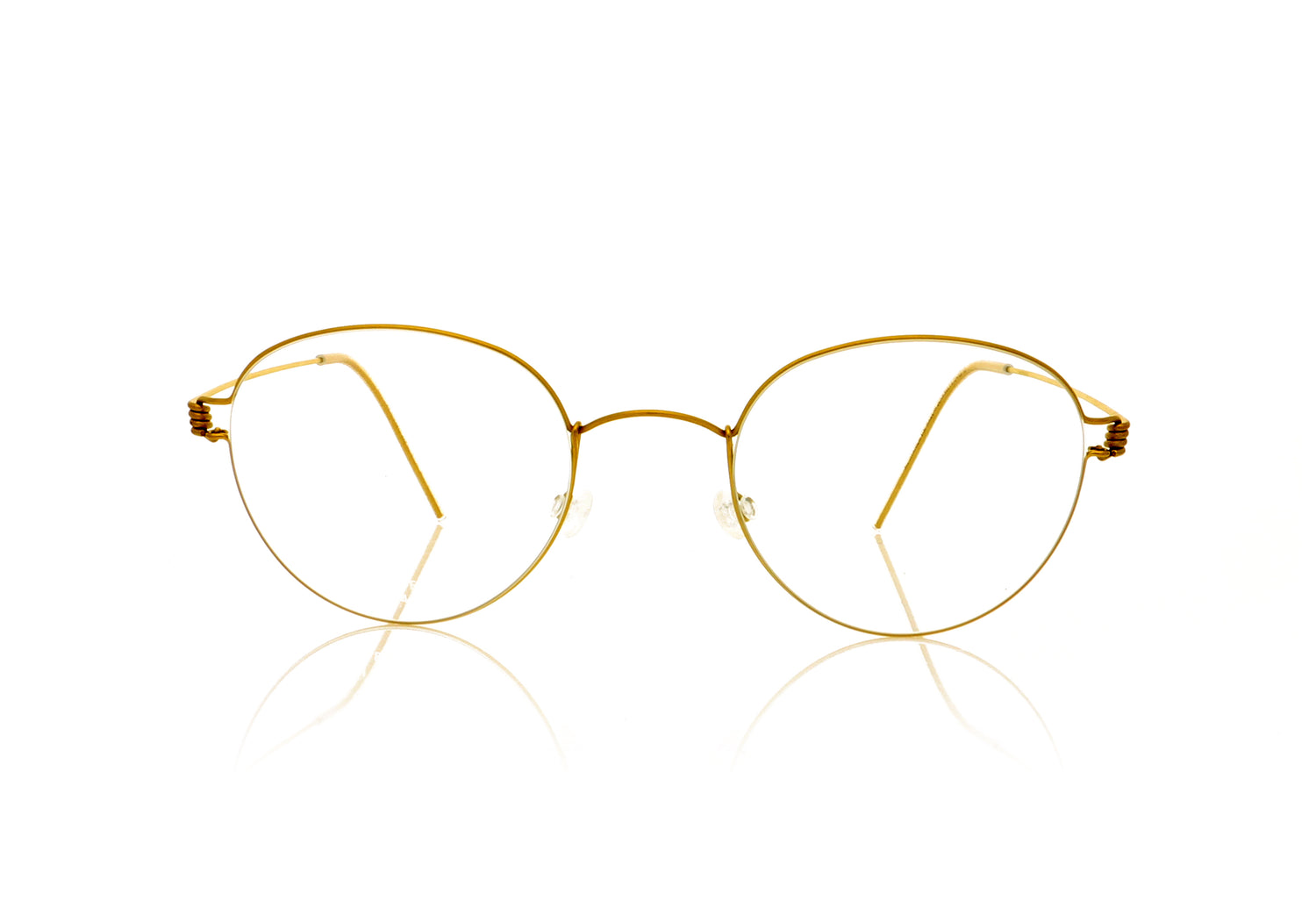 Lindberg Air Rim Bo GT Gold Glasses - Front
