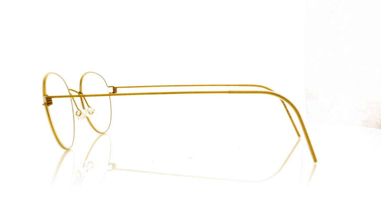 Lindberg Air Rim Bo GT Gold Glasses - Side