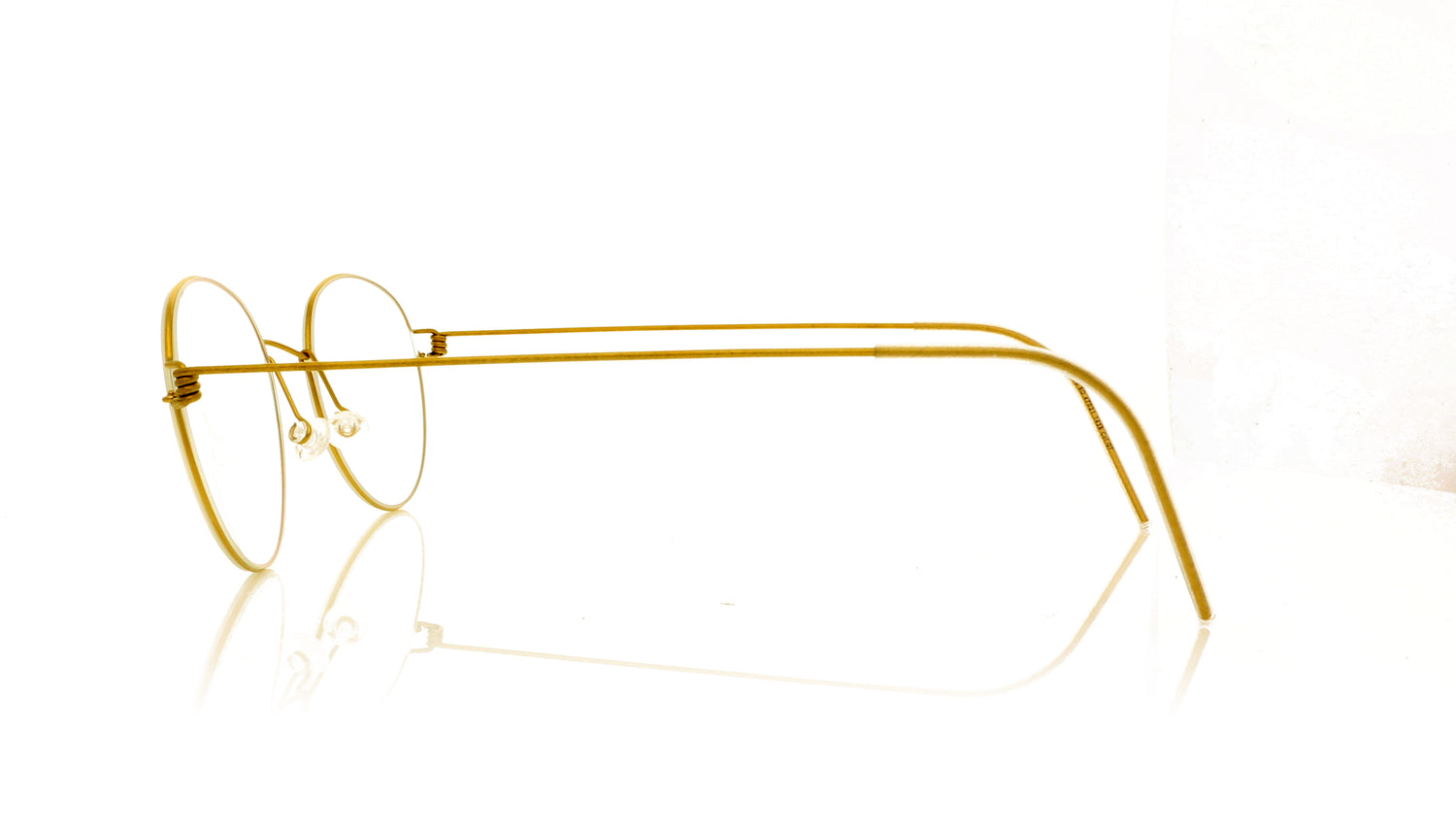 Lindberg Air Rim Bo GT Gold Glasses - Side