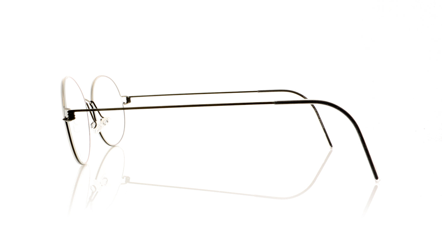 Lindberg Air titanium rim Florence PU9 Silver Glasses - Side