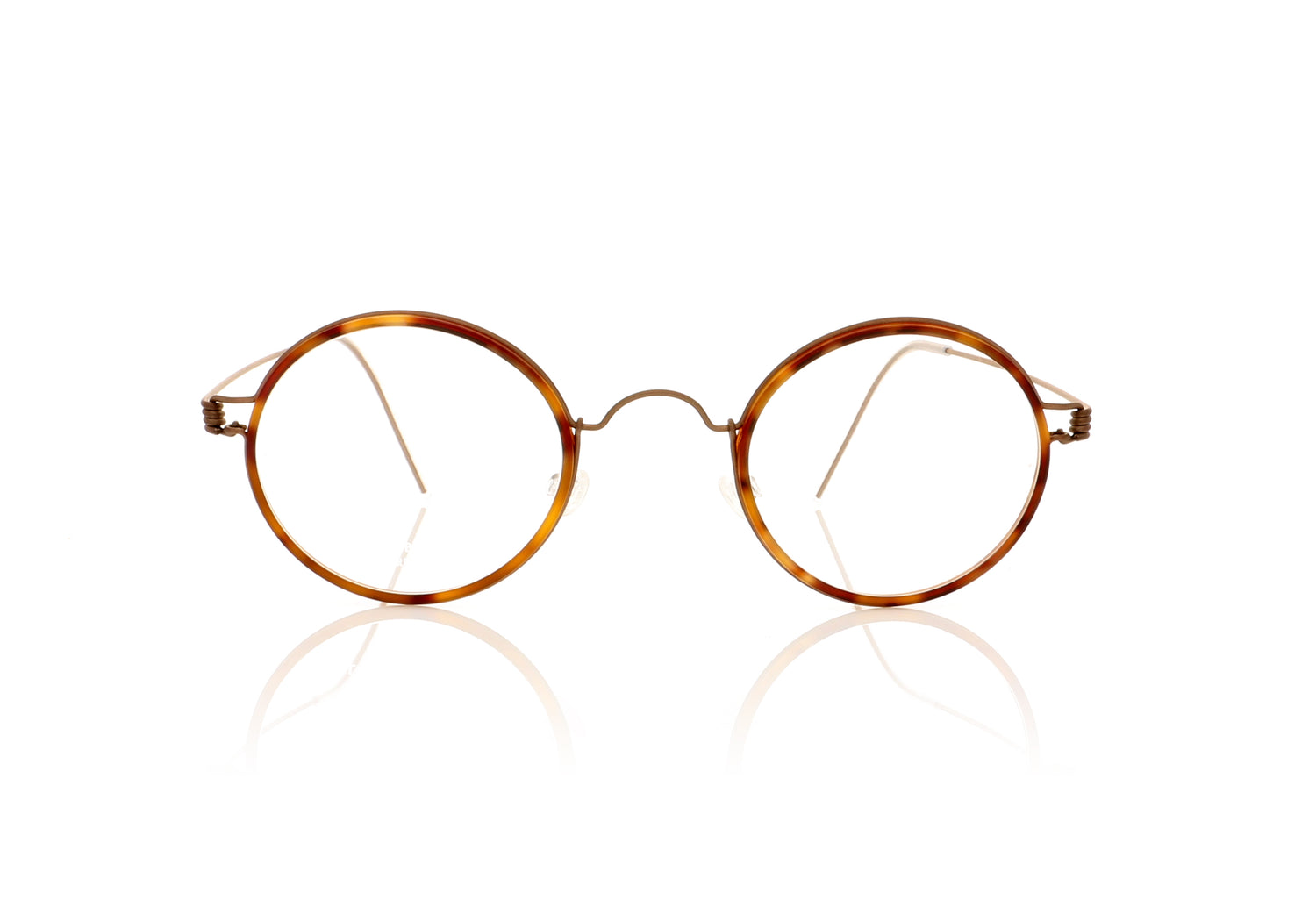 Lindberg Air titanium rim HARLEY K25/U12 Tortoiseshell Glasses - Front