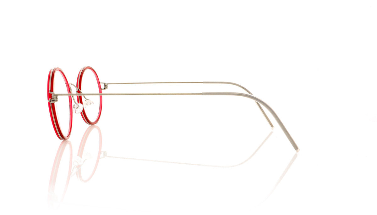 Lindberg Air titanium rim HARLEY P10/TR Silver Glasses - Side