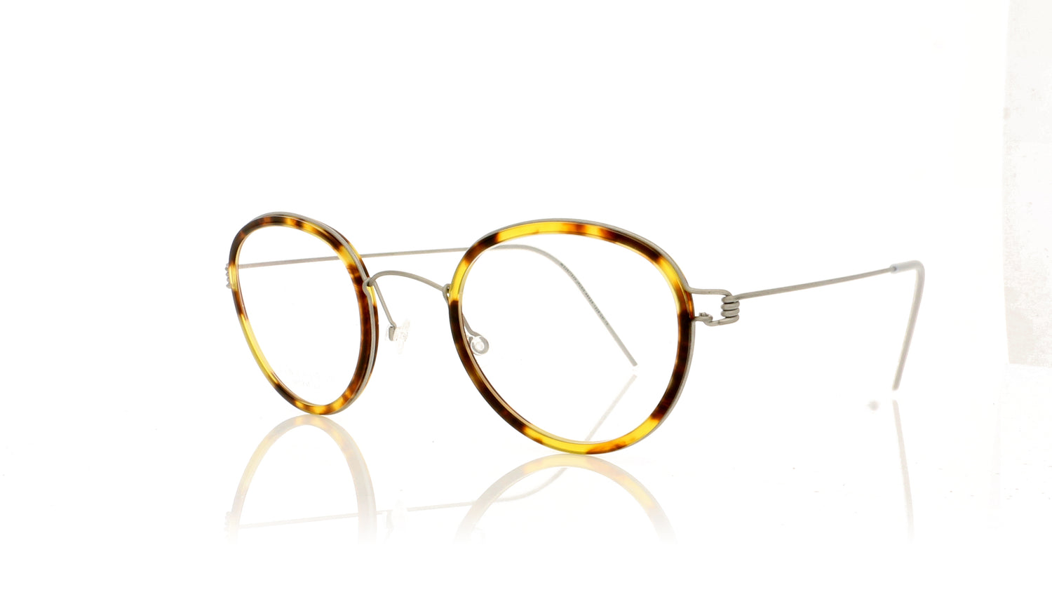 Lindberg Air Rim Jackie 10 K177 Tortoise Glasses - Angle