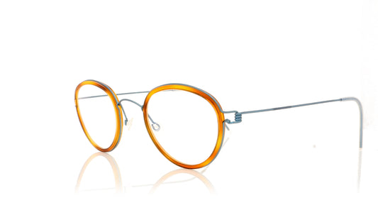 Lindberg Air Rim Jackie 20 K176 Havana Glasses - Angle