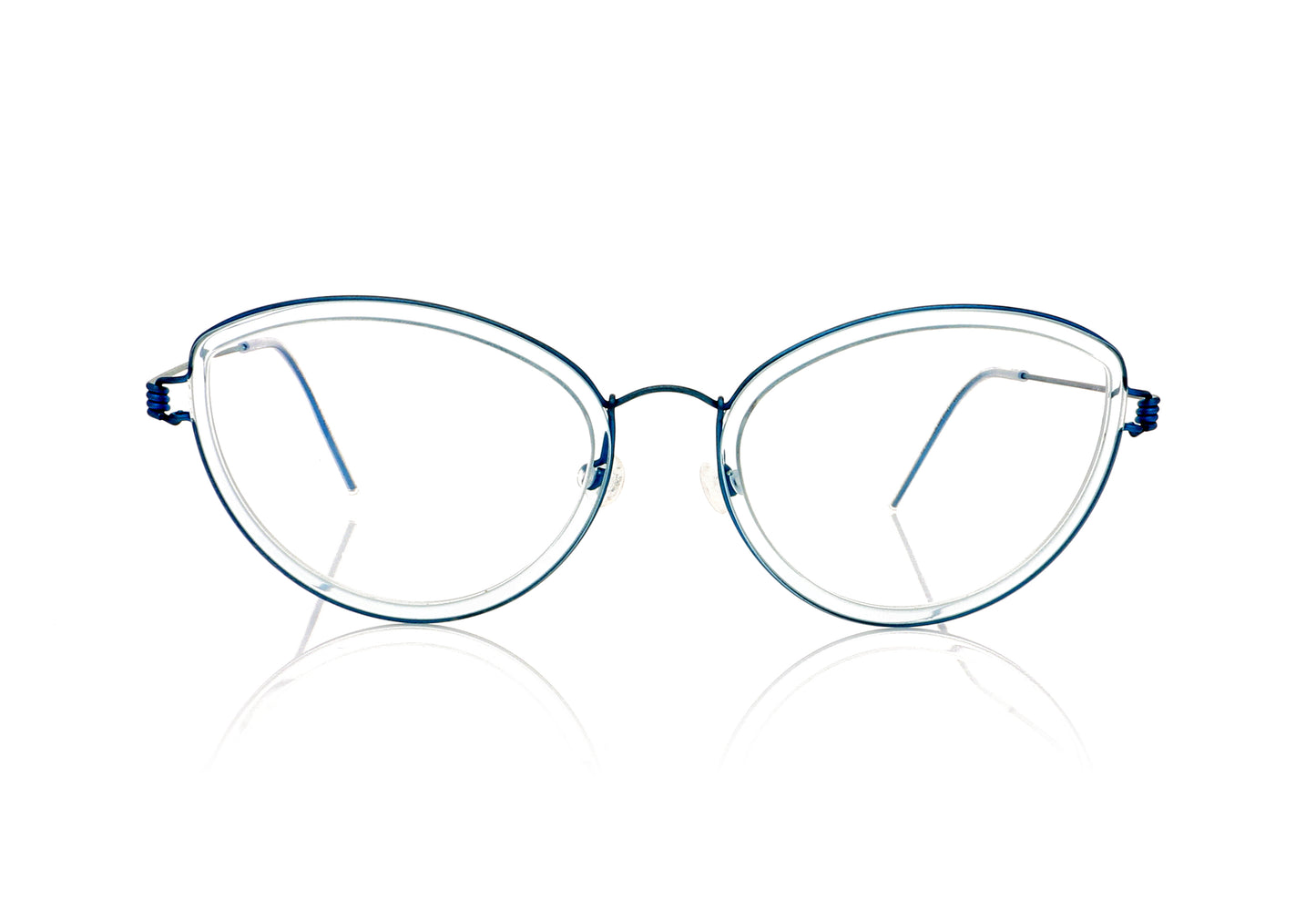 Lindberg Air titanium rim Katrine 20-K116 Blue Rim Glasses - Front