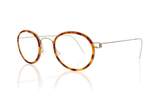 Lindberg Air titanium rim LEX K25M-10 Tortoiseshell Glasses - Angle