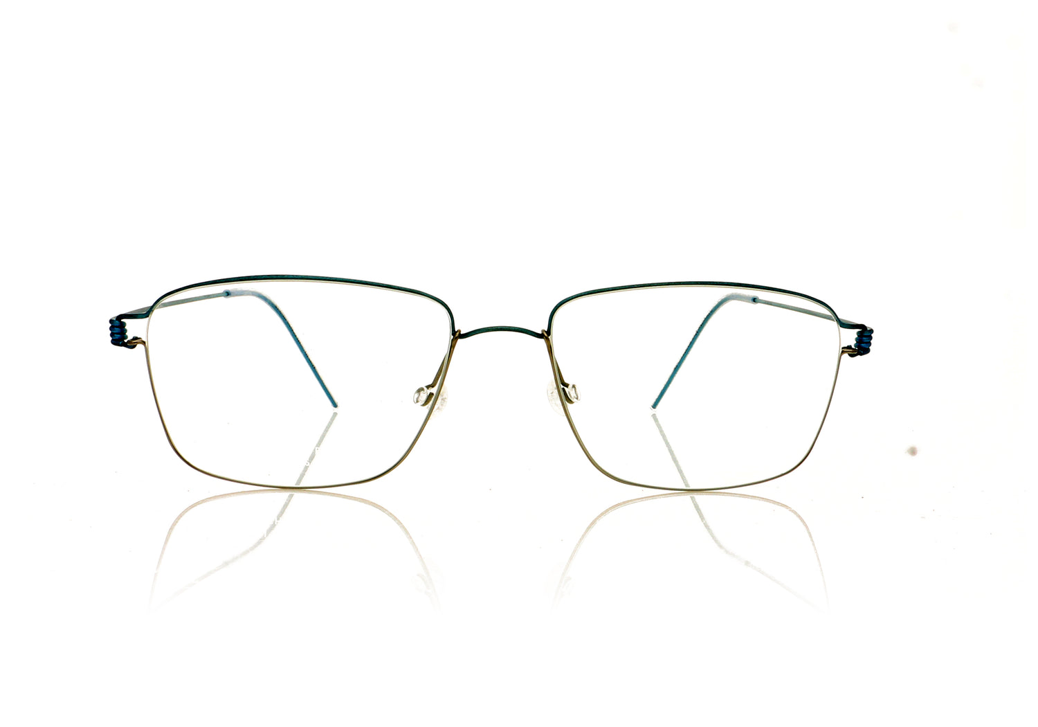 Lindberg Air Rim Nicholas 25 P10 Blue Glasses - Front