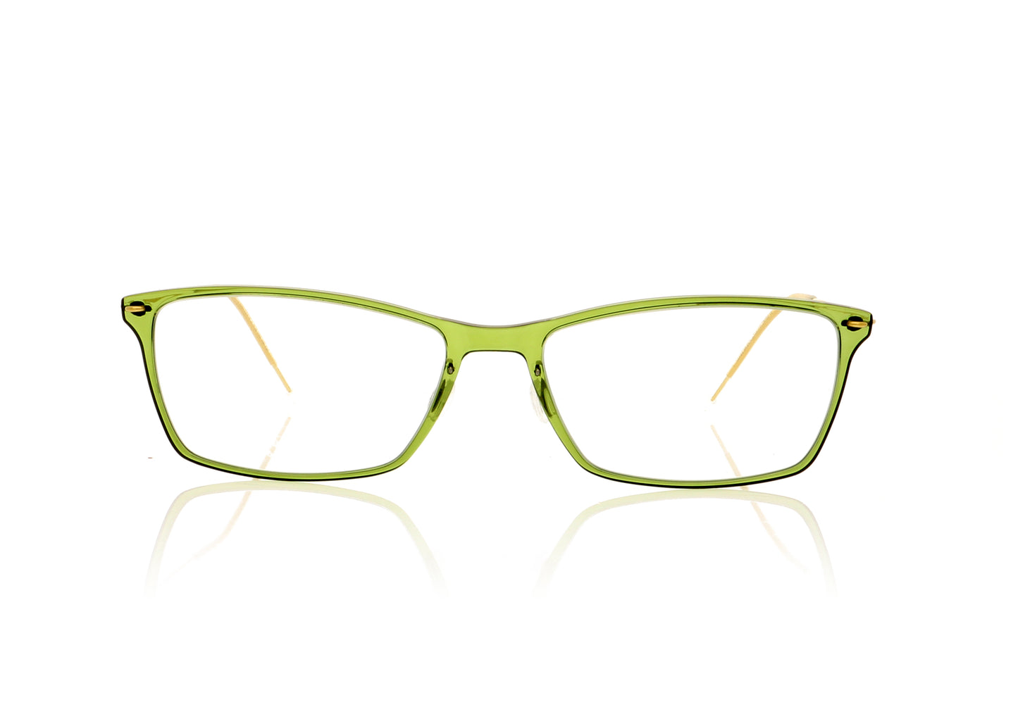 Lindberg NOW 6503 C11 PGT Basic Green Crystal Glasses - Front