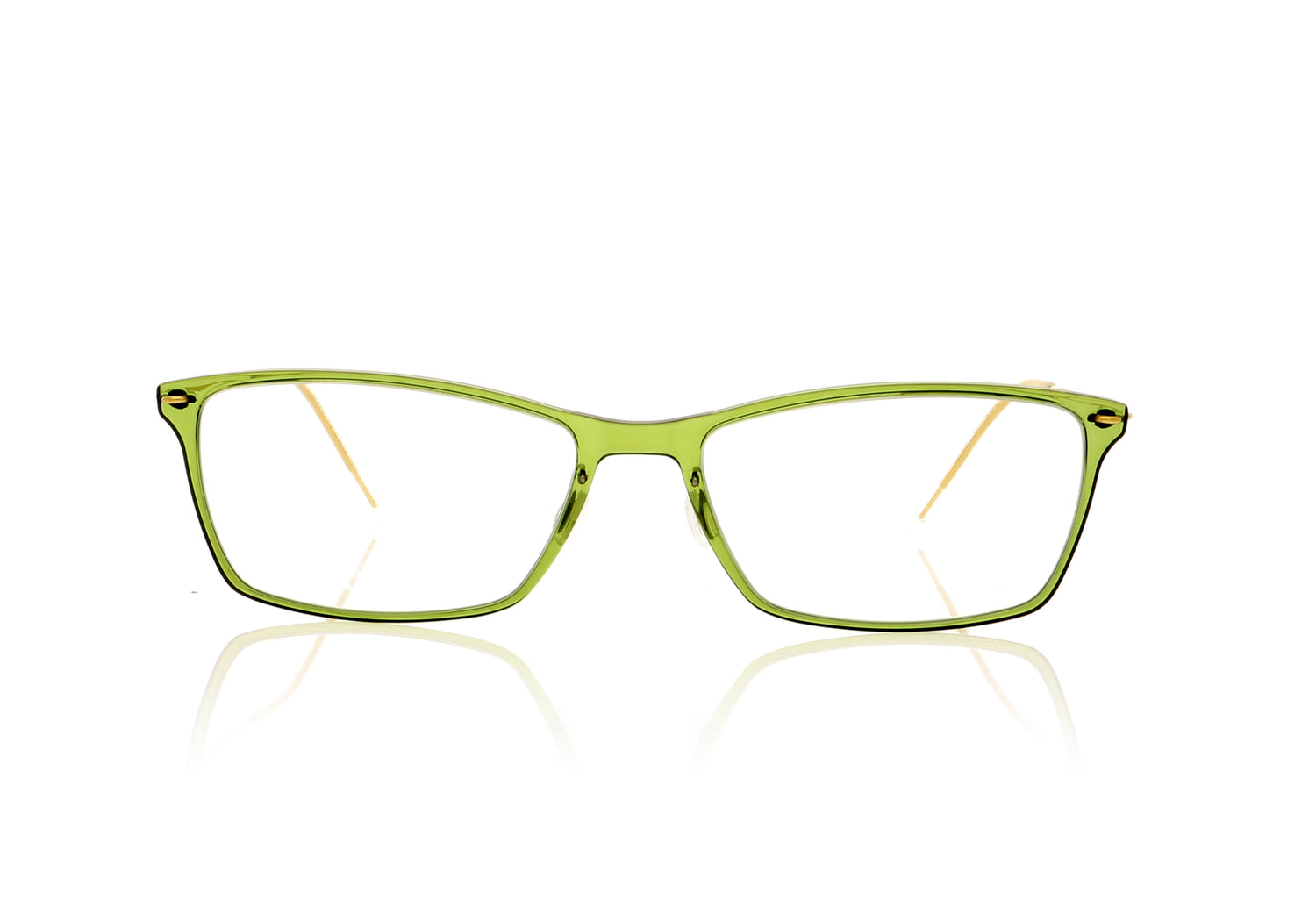 Lindberg NOW 6503 C11 PGT Basic Green Crystal Glasses - Front