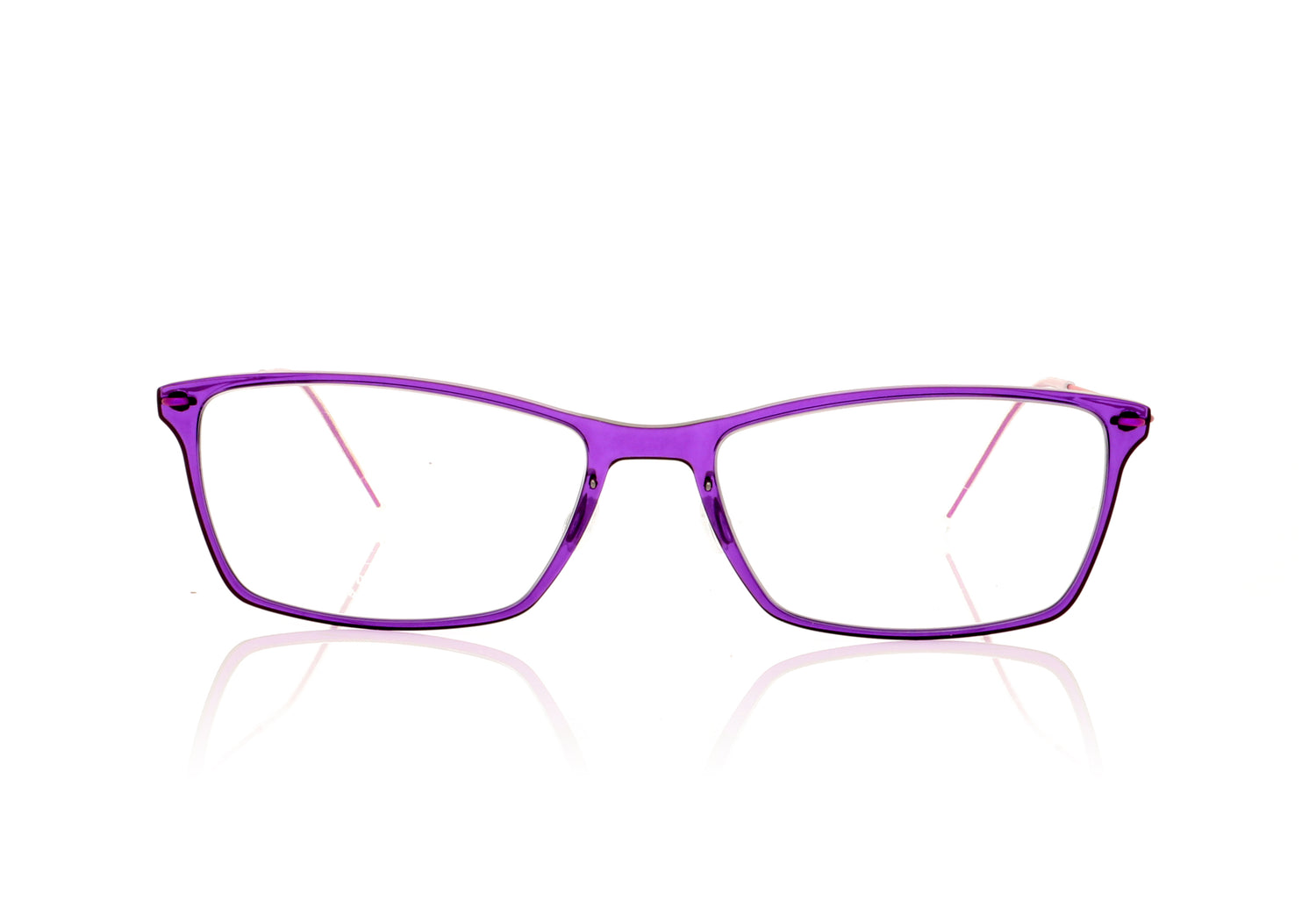 Lindberg NOW 6503 C75 C13 Basic Purple Crystal Glasses - Front