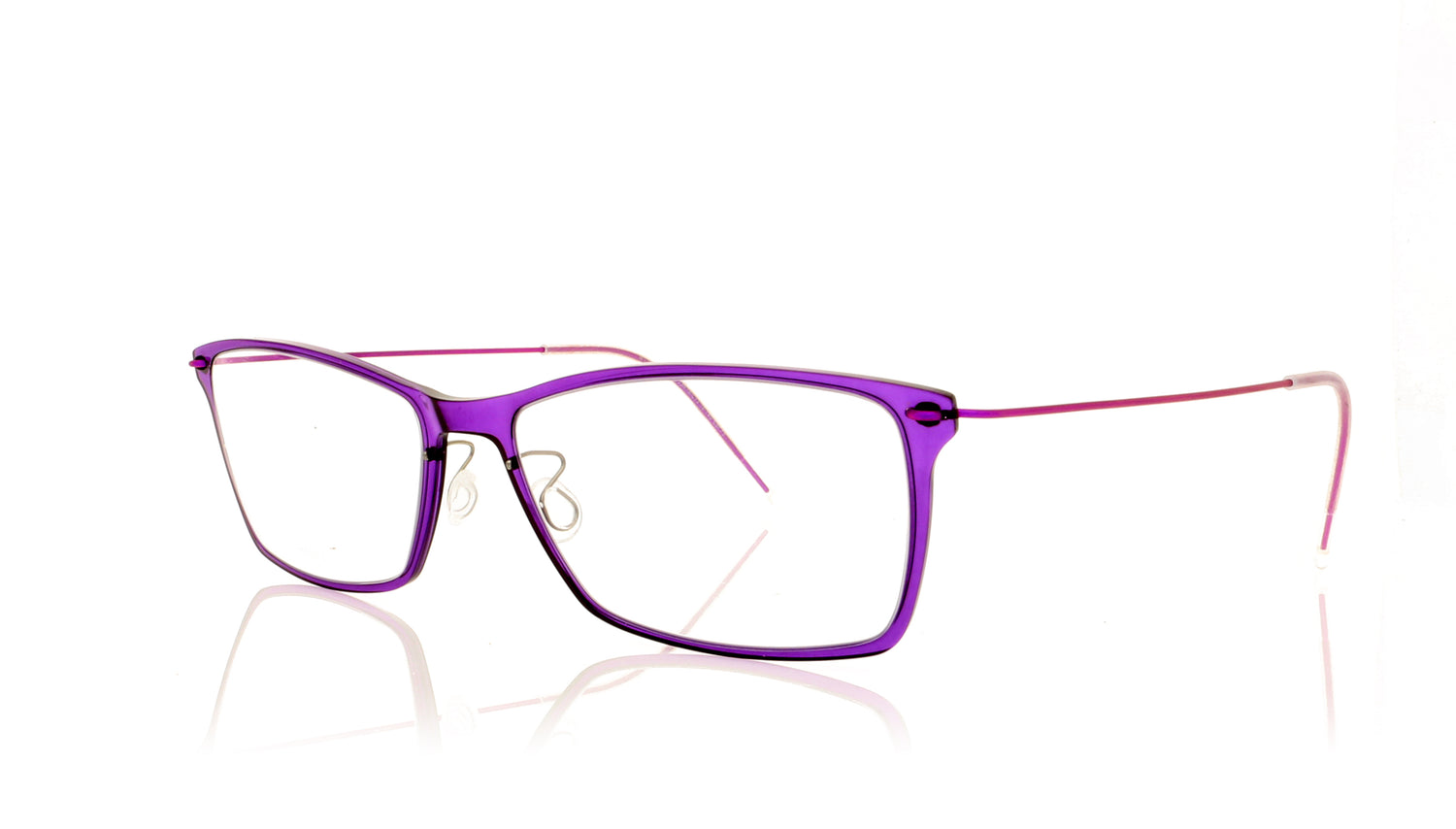 Lindberg NOW 6503 C75 C13 Basic Purple Crystal Glasses - Angle