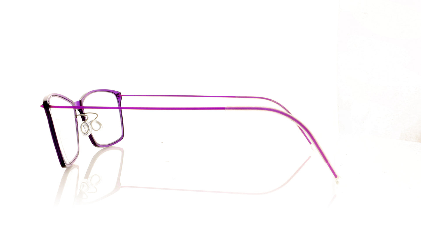 Lindberg NOW 6503 C75 C13 Basic Purple Crystal Glasses - Side