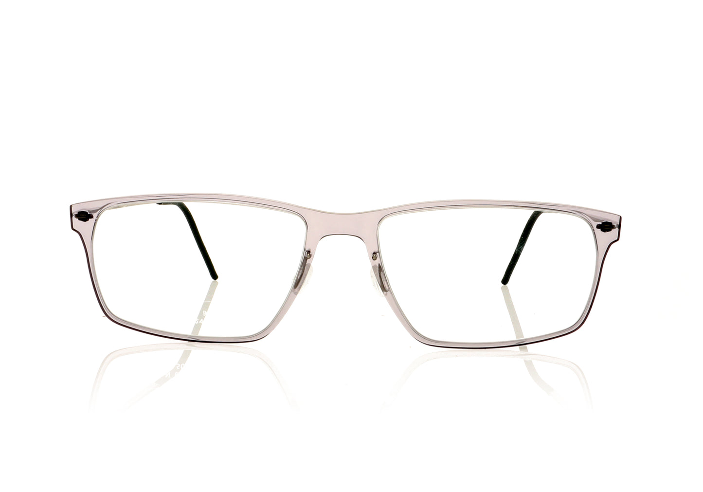 Lindberg NOW 6507 PU9 C07 Temple 802 Grey Crystal Glasses - Front