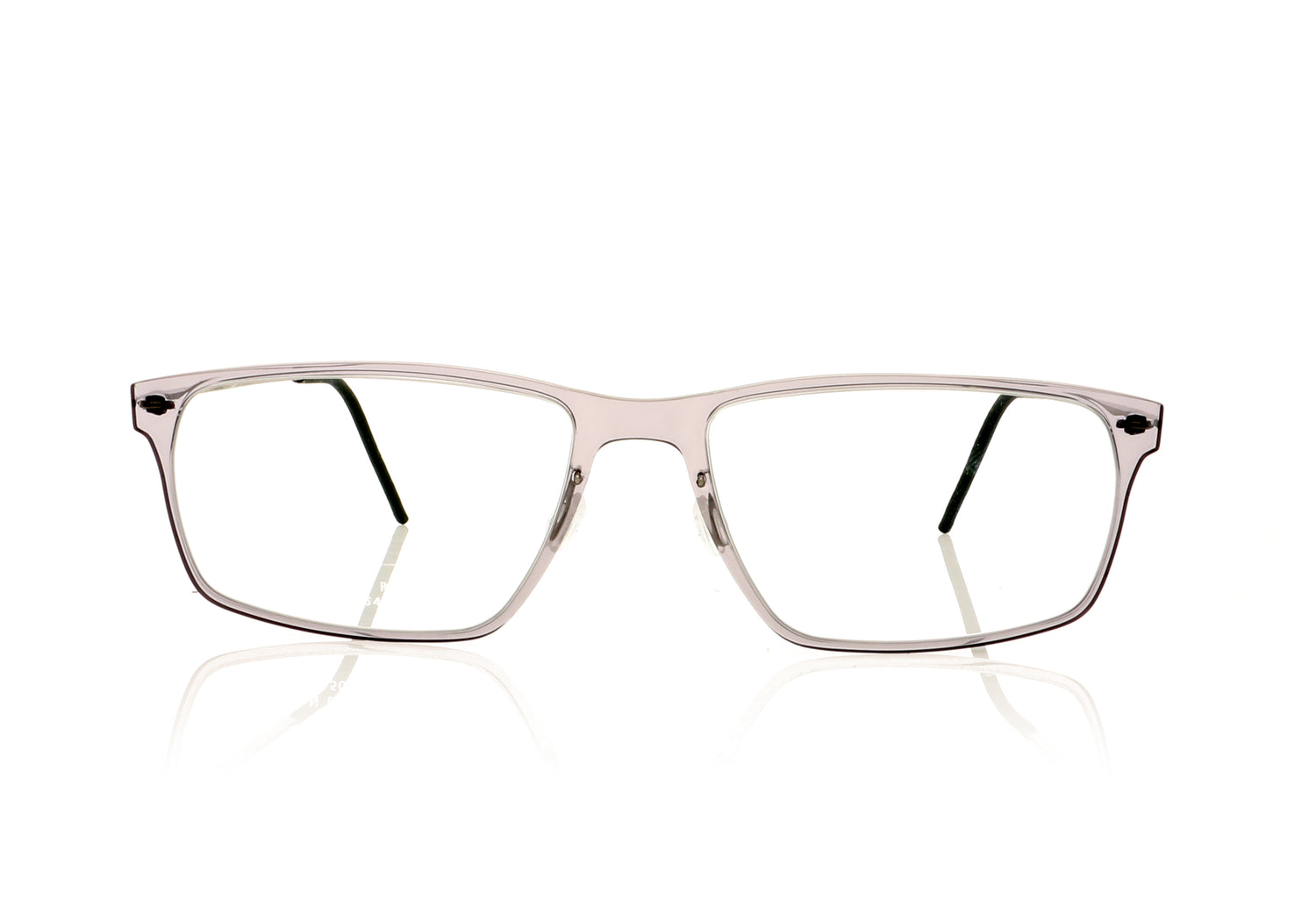 Lindberg NOW 6507 PU9 C07 Temple 802 Grey Crystal Glasses - Front