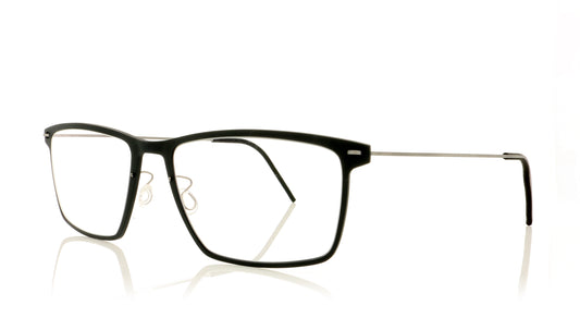 Lindberg NOW 6544 05 D15 Temple 802 Matte Black Glasses - Angle