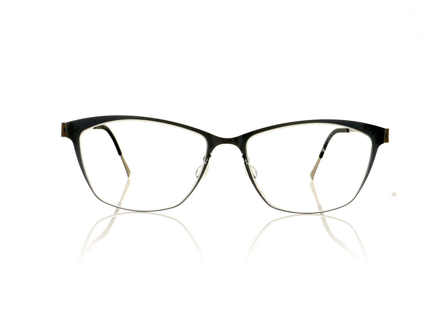 Lindberg Strip 9554 U16 Silver Glasses - Front