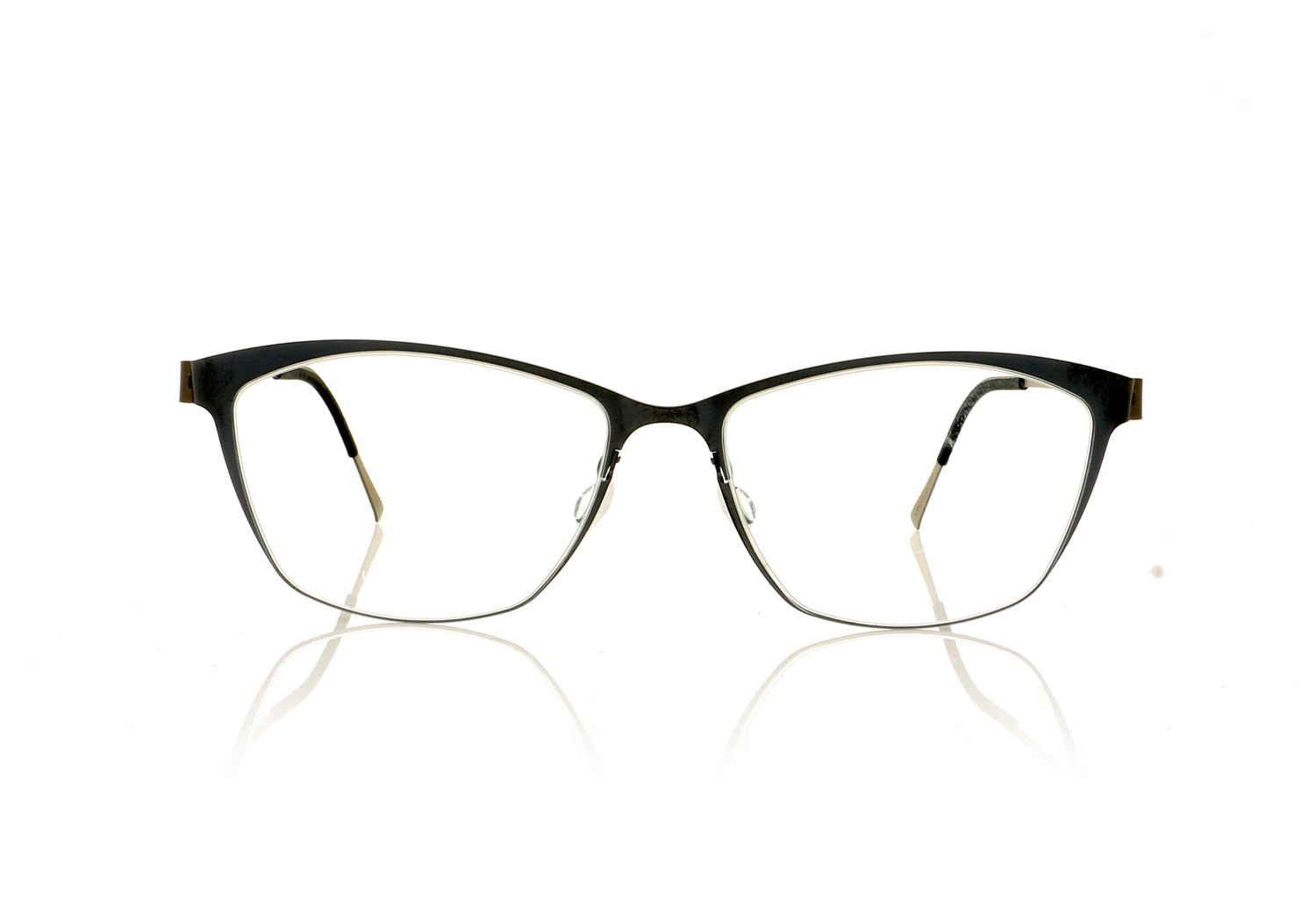 Lindberg Strip 9554 U16 Silver Glasses - Front