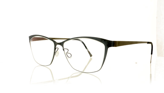 Lindberg Strip 9554 U16 Silver Glasses - Angle