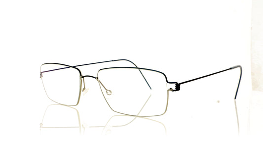 Lindberg Air Rim Tim U14 P10 Blue Glasses - Angle