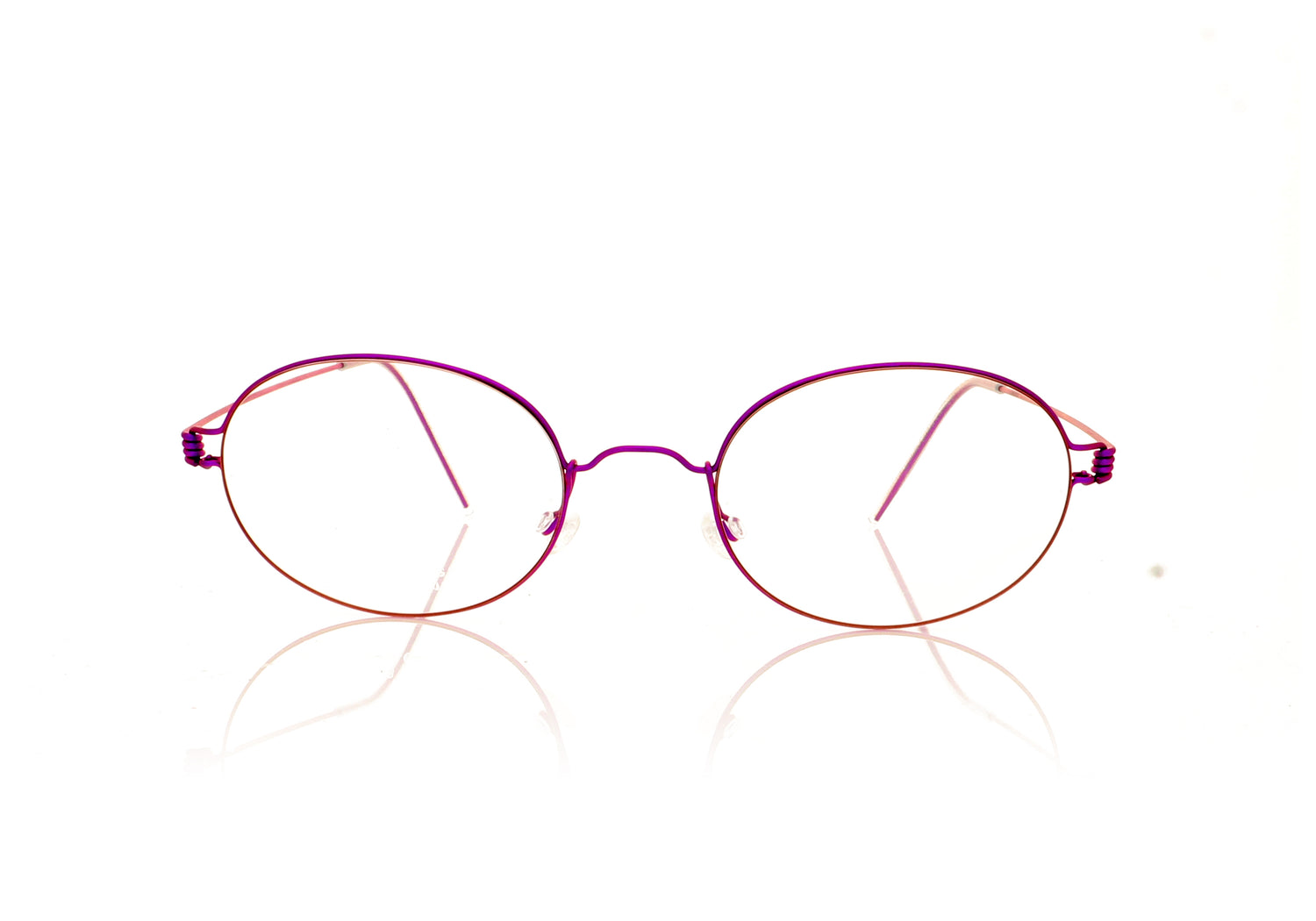Lindberg Air Rim York 75 GR103 Purple Glasses - Front