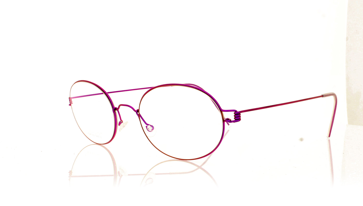 Lindberg Air Rim York 75 GR103 Purple Glasses - Angle