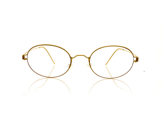 Lindberg Air Rim York GT GR69 Gold Glasses - Front