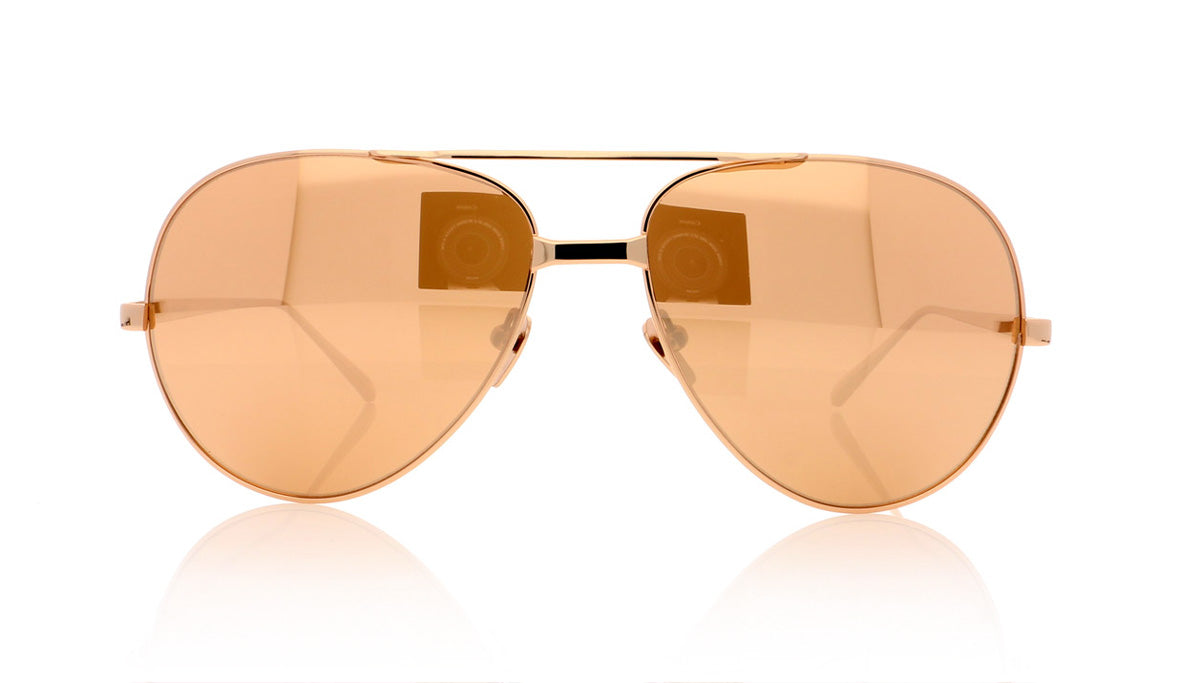 Linda Farrow LFL/128 C6 Lf Rose Gld Sunglasses - Front