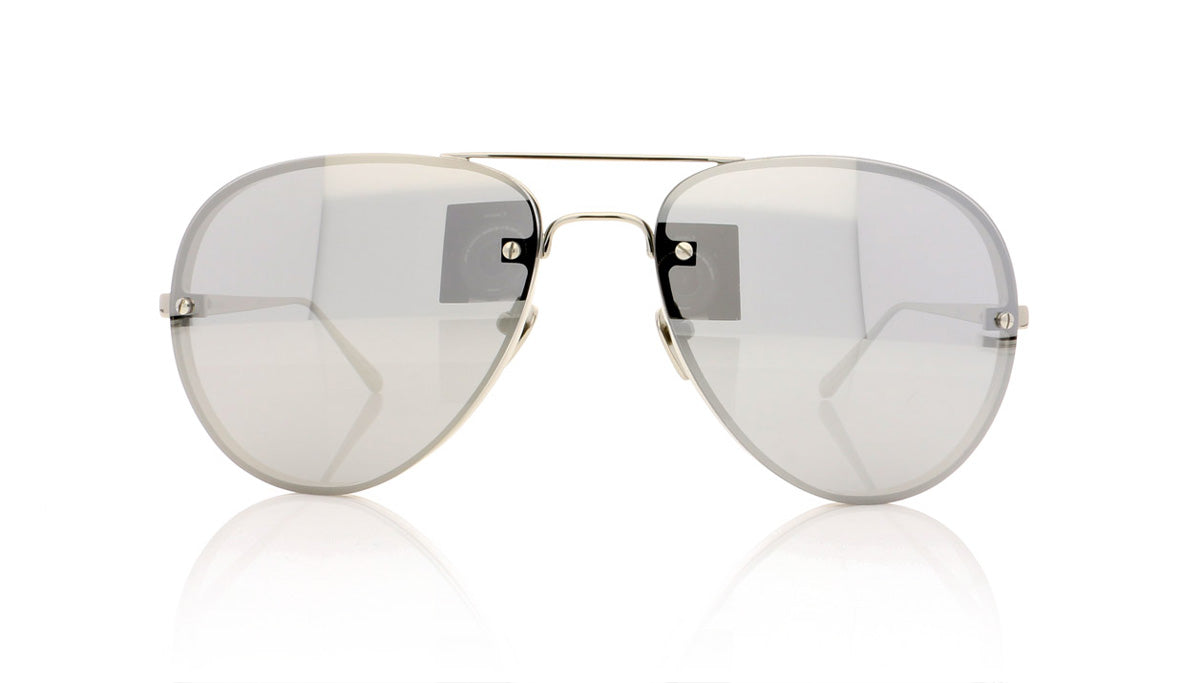 Linda Farrow LFL/307 C2 Lf Wht Gld Sunglasses - Front