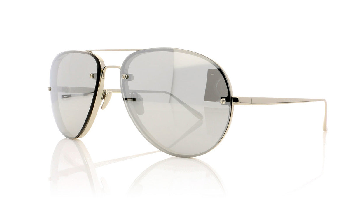 Linda Farrow LFL/307 C2 Lf Wht Gld Sunglasses - Angle