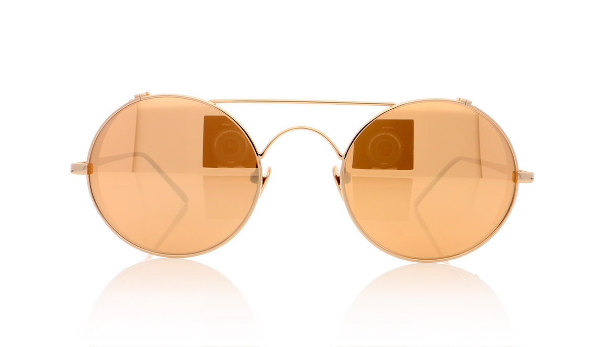 Linda Farrow LFL/427 C3 Rose Gold Sunglasses - Front