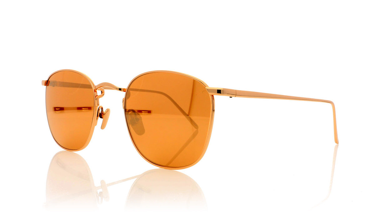 Linda Farrow LFL/479 C3 Rose Gold Sunglasses - Angle