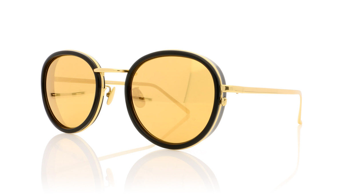 Linda Farrow LFL387 C2 Black Sunglasses - Angle
