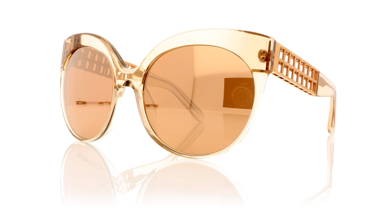 Linda Farrow LFL388 C14 Ash Sunglasses - Angle