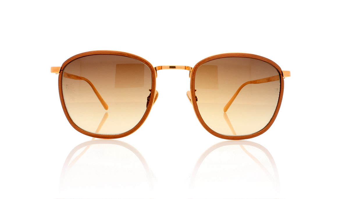 Linda Farrow LFL492 C1 Copper Alu Sunglasses - Front